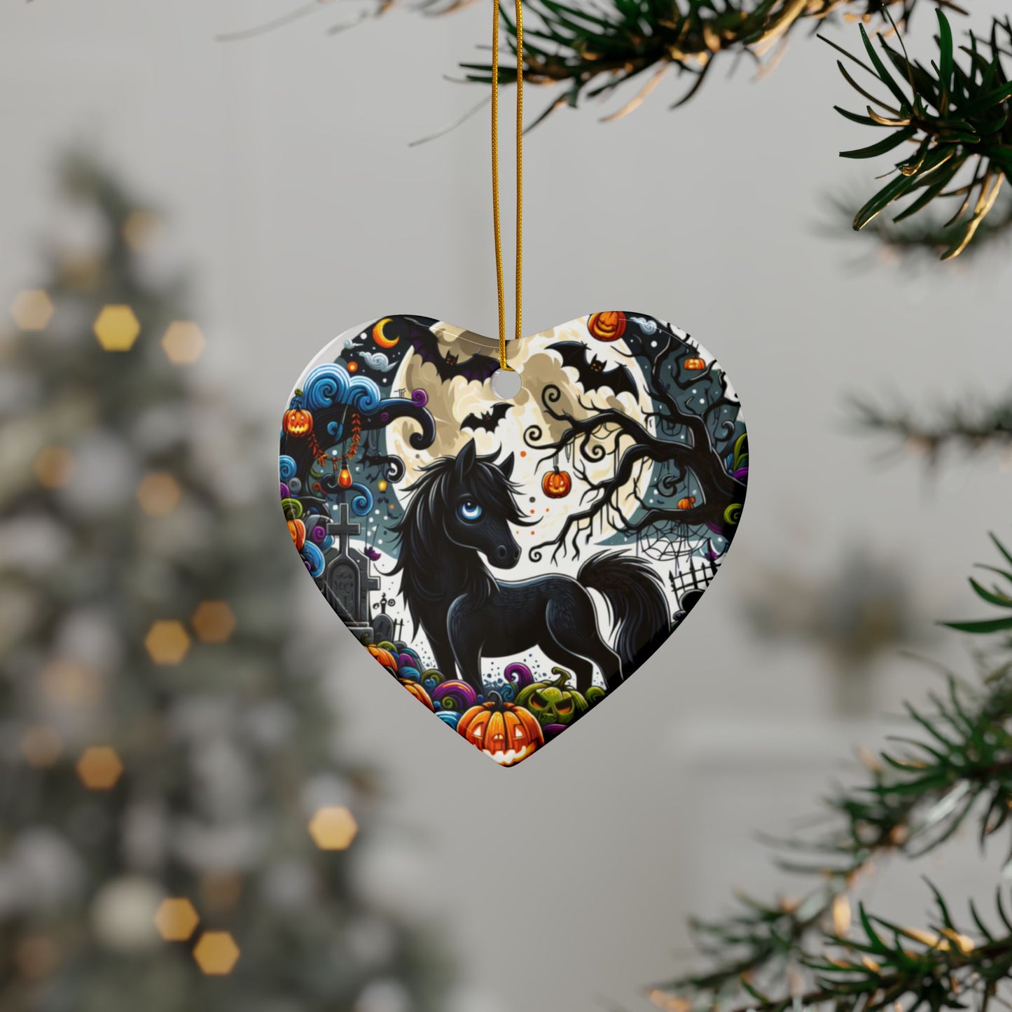 Dark Horse ceramic ornament