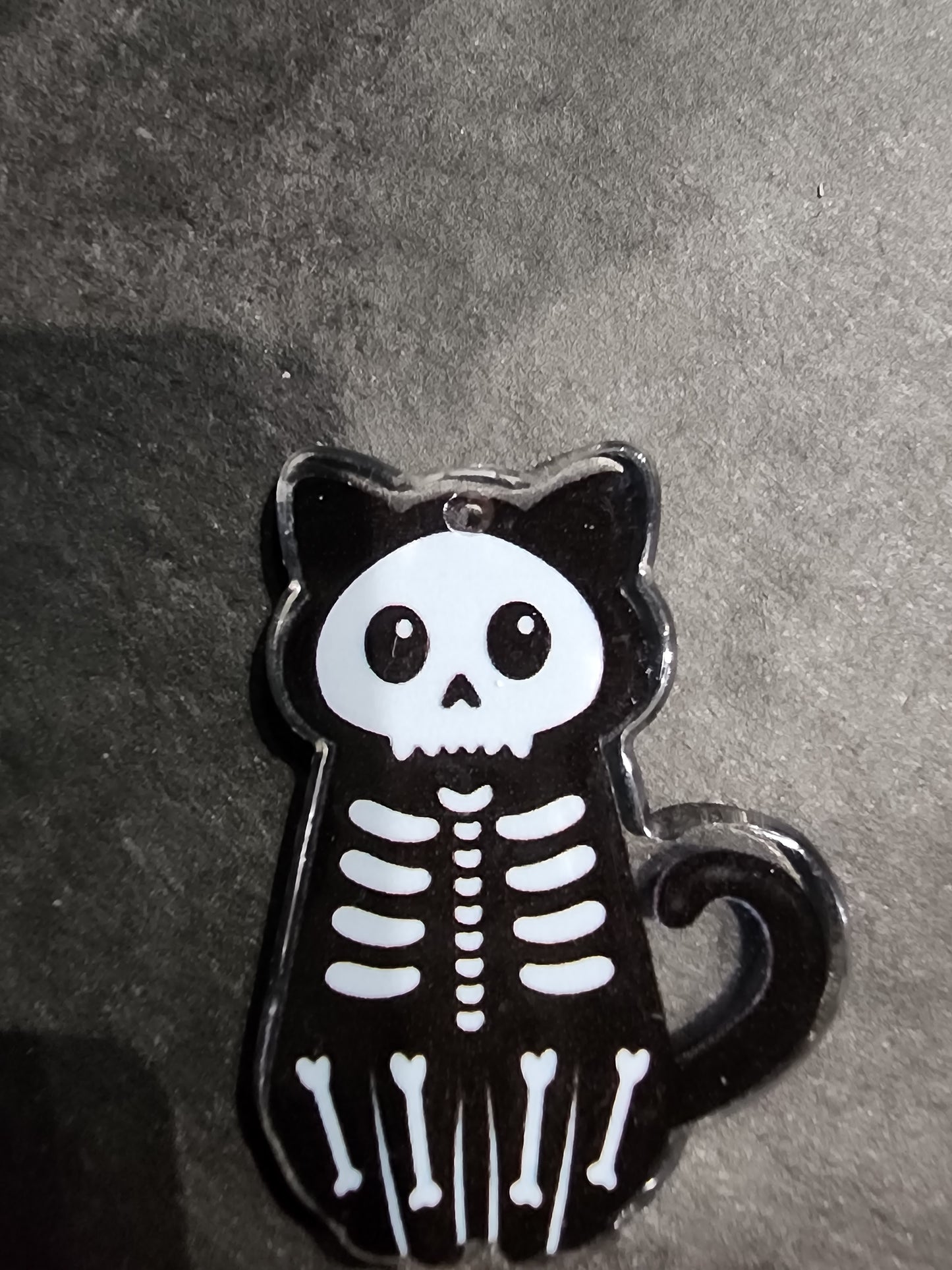 Black Cats, Skeleton Cats, Pumpkins Cats Charms Pendant