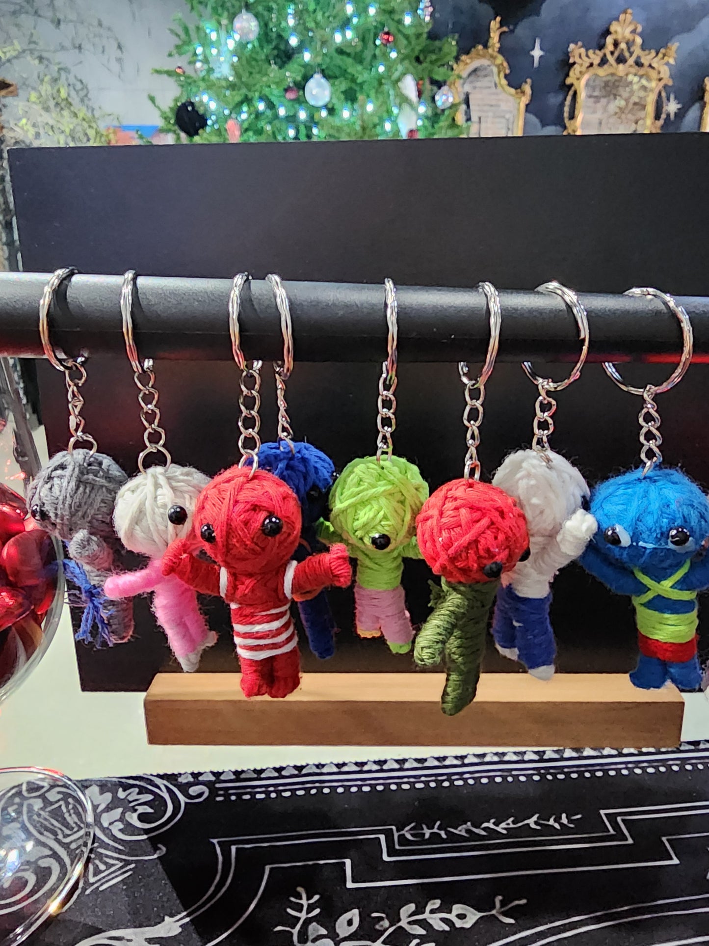 Crochet Voodoo Doll Key Chain-Handmade