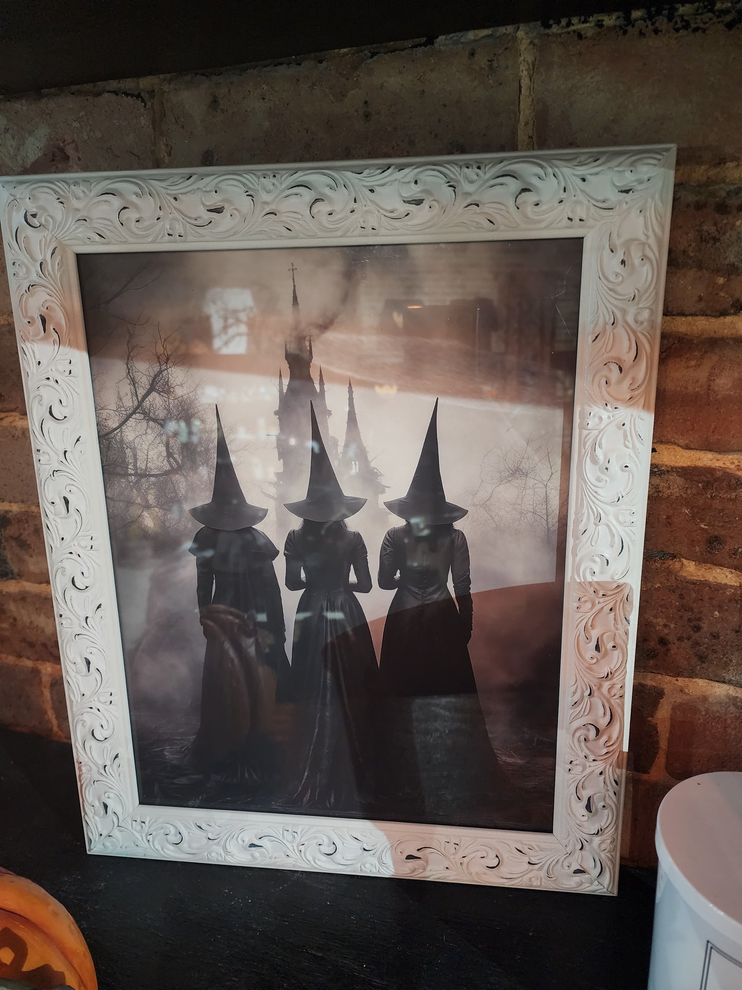 Spooky Old Time Witchy Framed Print