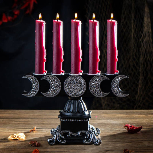 Triple Moon Candelabra