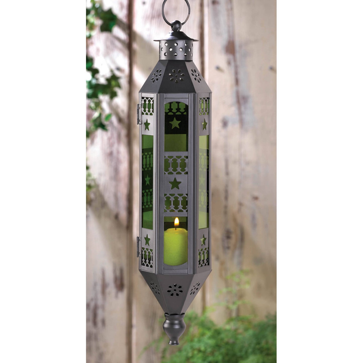 Enchanted Emerald Hanging lantern