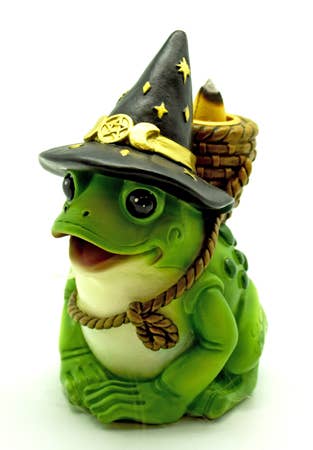 Mystical Frog Backflow Incense Burner