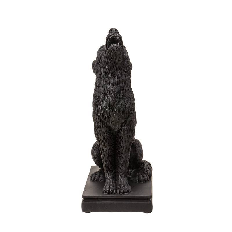 howling Wolf Candle Holder