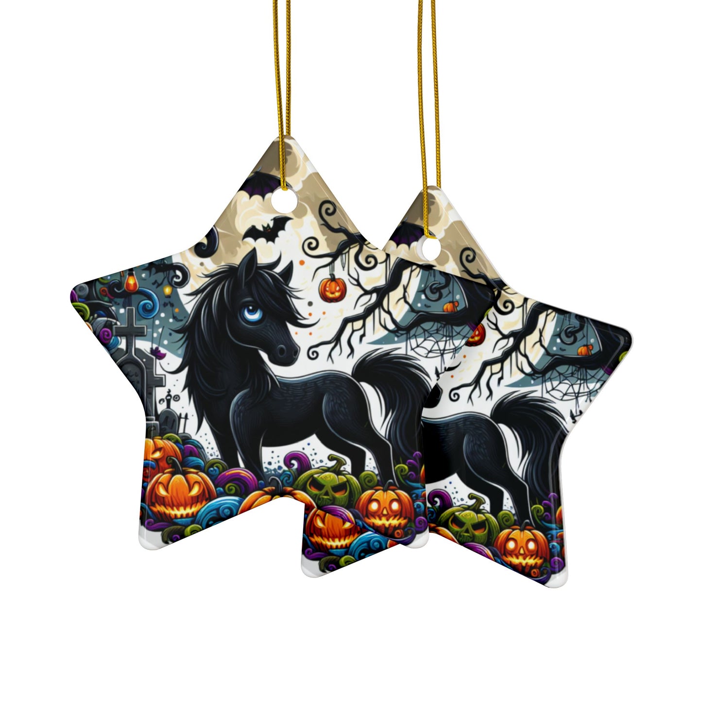 Dark Horse ceramic ornament