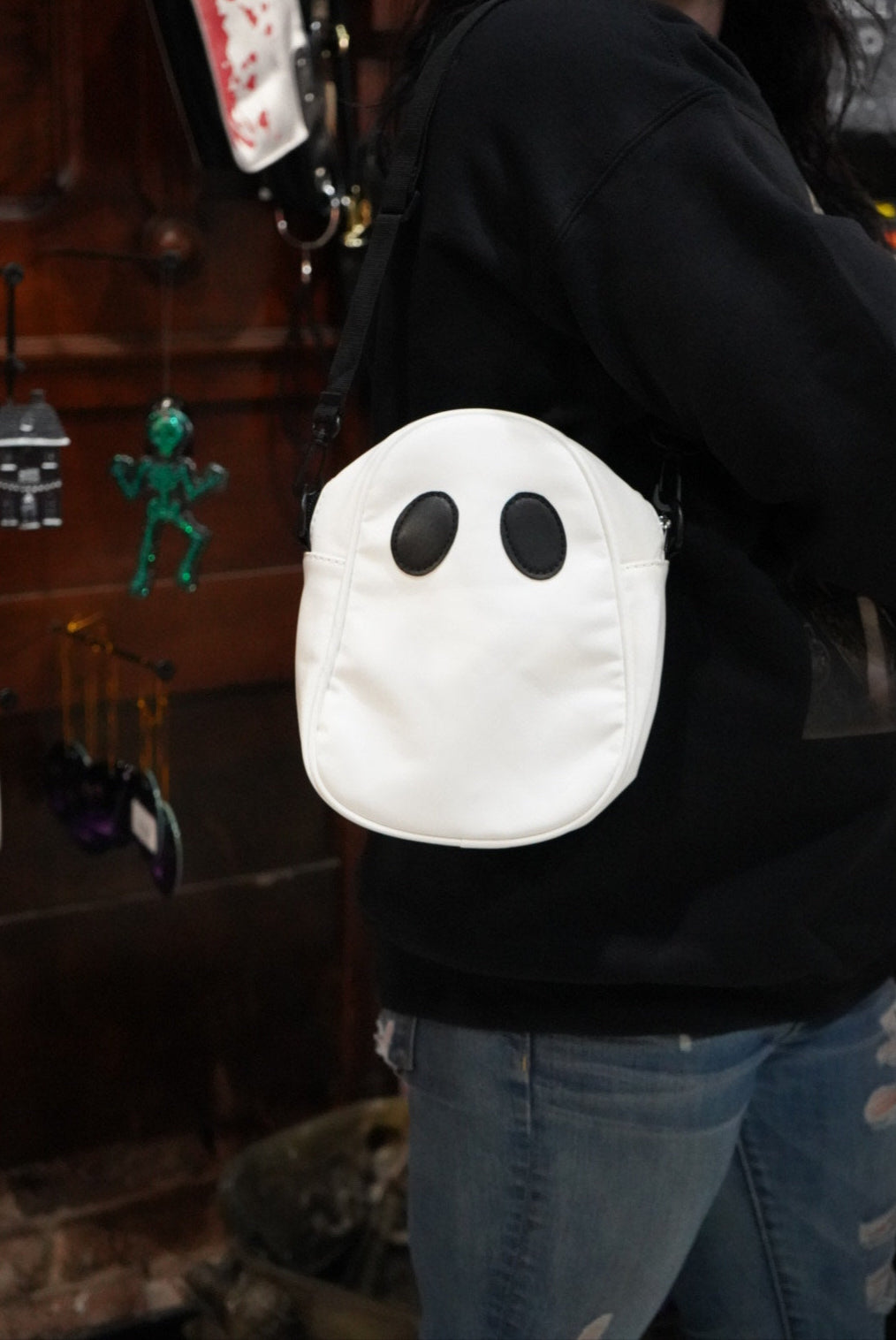 Ghost Crossbody Messenger Bag Purse