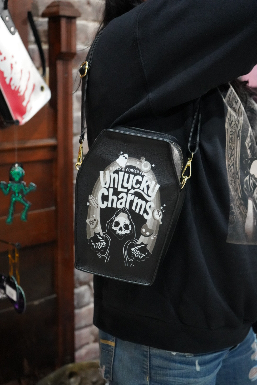 Horror Fan Unlucky Charms Crossbody Purse