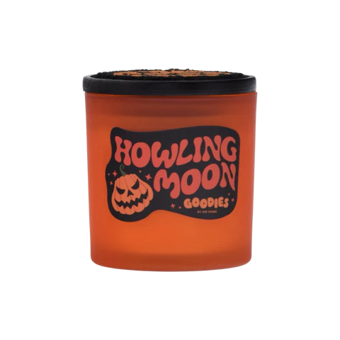 Howling Moon Large Glass Candle