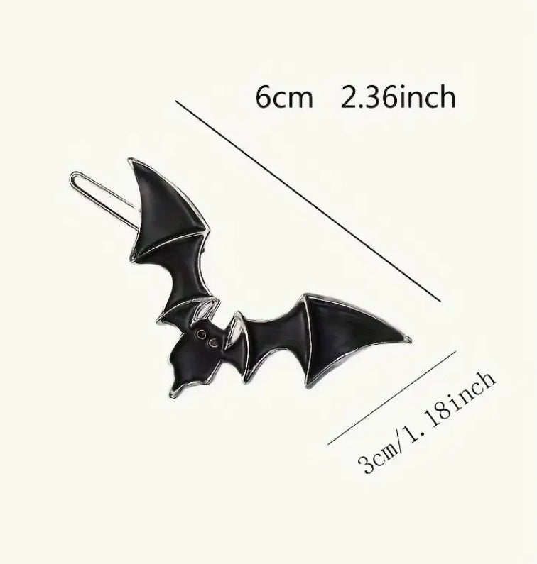 Bat hairclips set