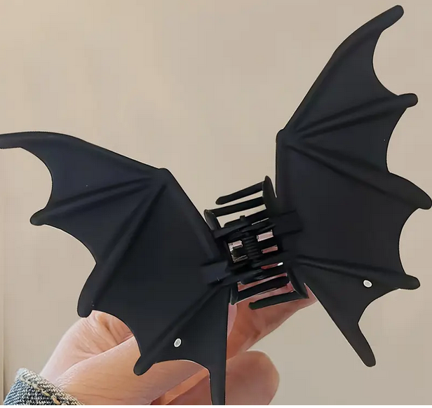 Bat Hair Clip-Metal