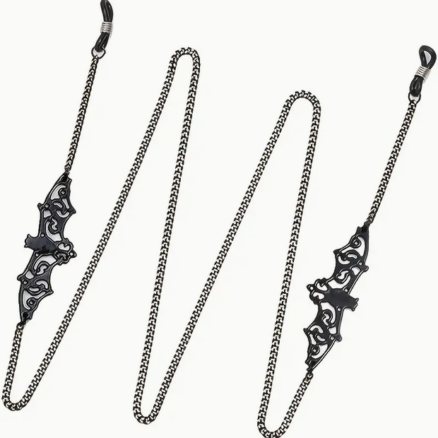 Bat Goth Eye Glass Chain