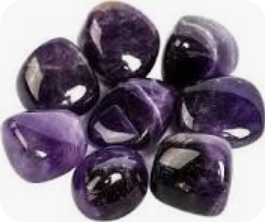 Amethyst Crystal Tumbled Hand Stone