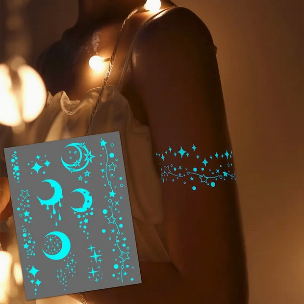 Glow In The Dark Temporary Tattoos