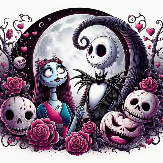 Jack Skellington And Sally Diamond Art Painting Kit