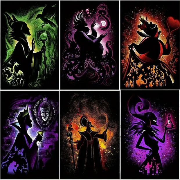 Disney Villains Diamond Art Painting Kit