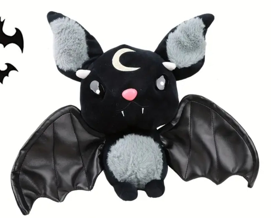 Vampire Bat Black Plush