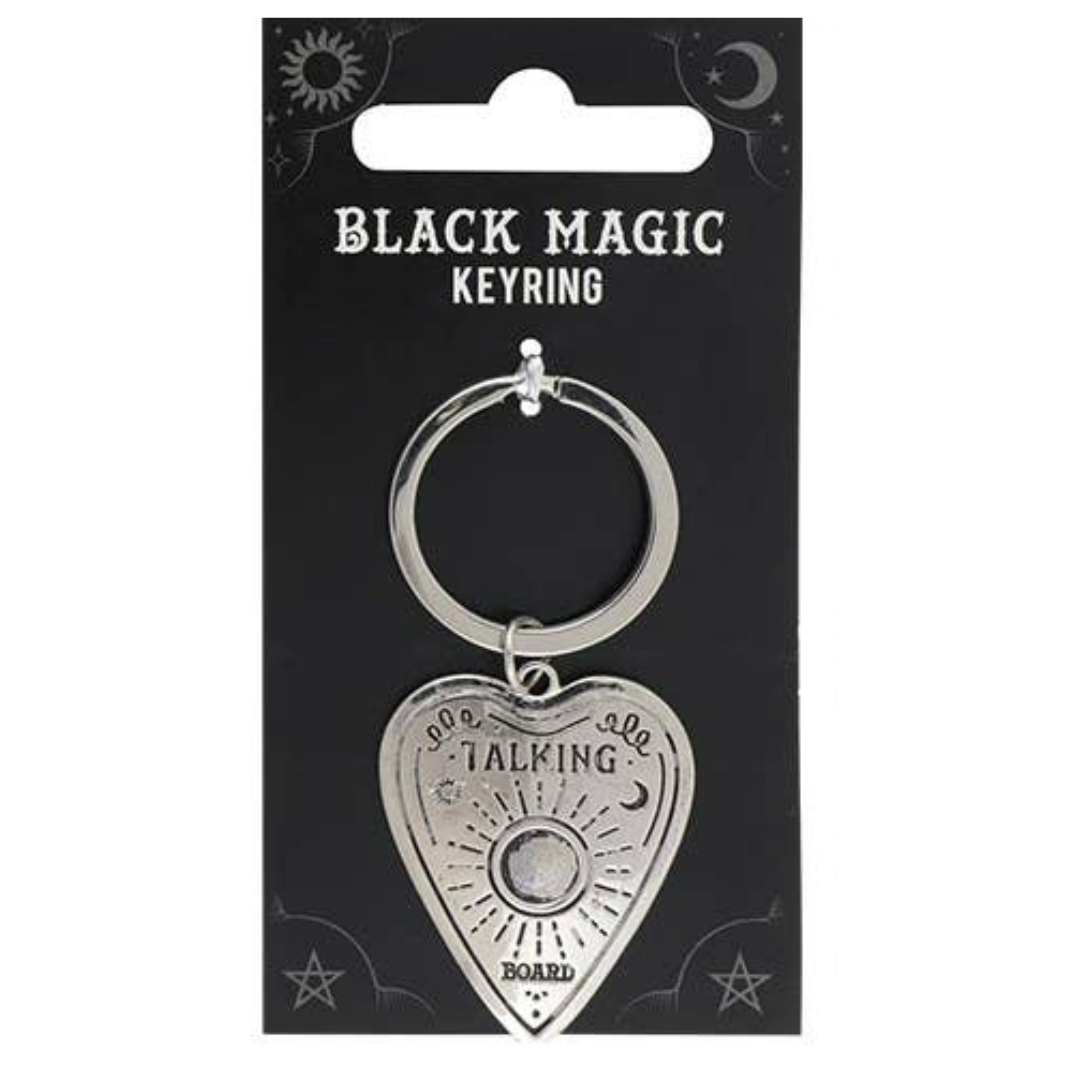 Black Magic Gothic Keyrings Coffin, Moon, Planchette, Pentagram