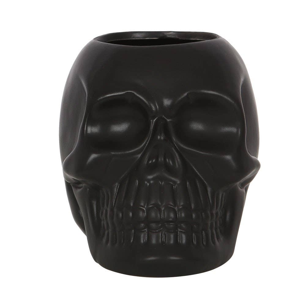 Black Skull Toothbrush Holder