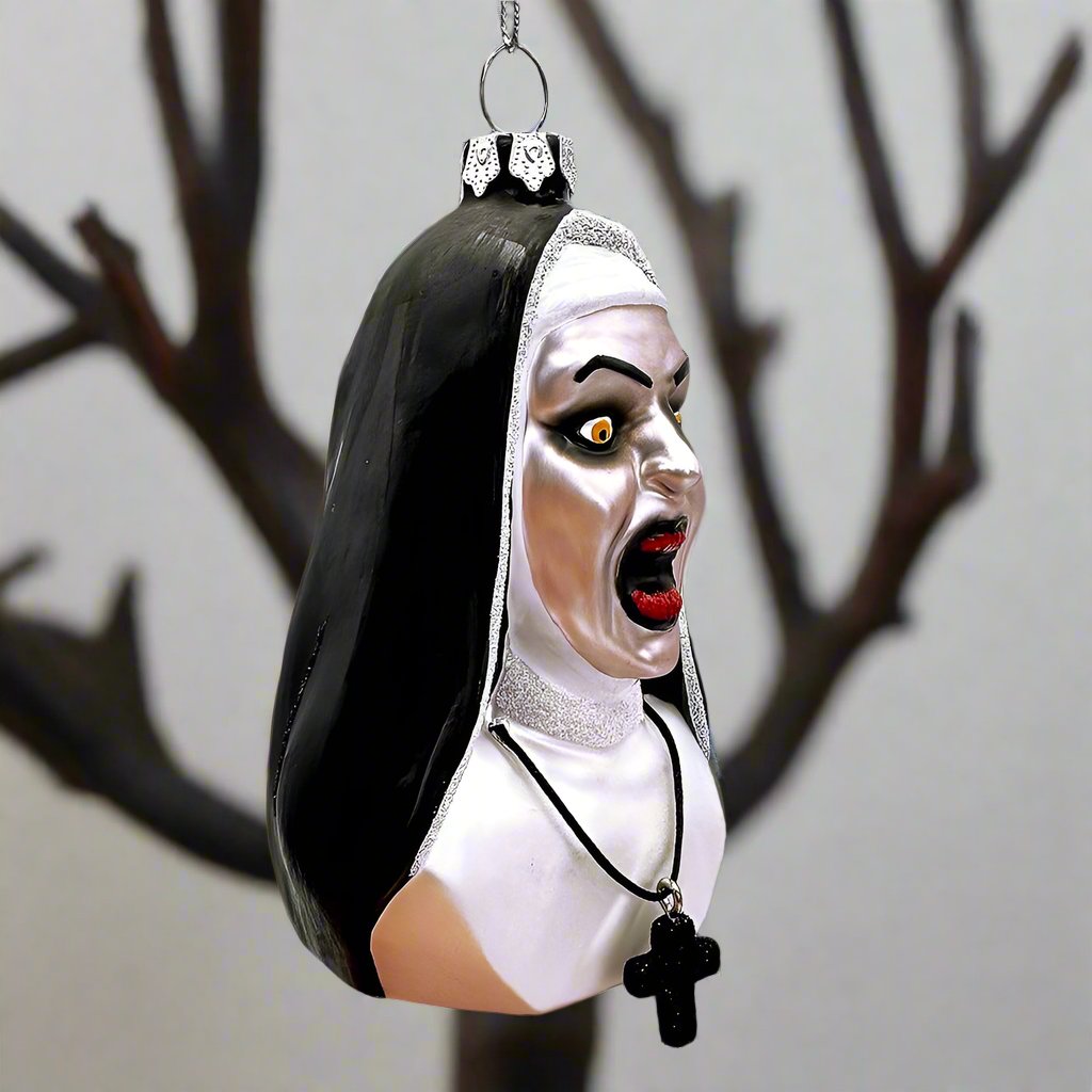 Creepy Nun ornament