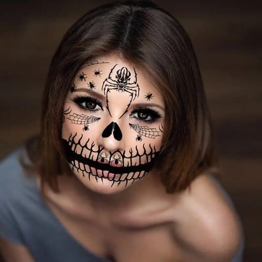 Haunting Face Tattoos