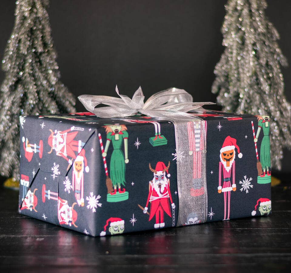 Spooky Nutcrackers Gift Wrap